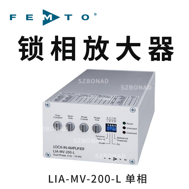 LIA-MV-200-L單相臺(tái)式鎖相放大器德國(guó)FEMTO