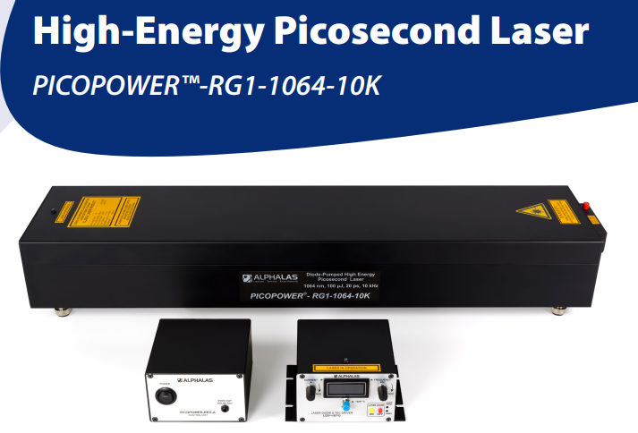 高能皮秒脈沖半導體激光器PICOPOWER-RG1-1064