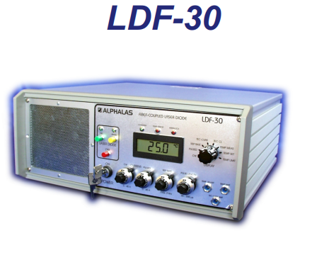 一體式光纖耦合激光二極管帶恒流驅動器和TEC溫控ALPHALAS LDF-30